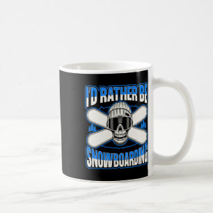 Ich würde eher Snowboarden Skull Snowboarder Slope Kaffeetasse