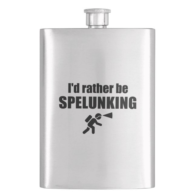 Ich würde eher spelunken flachmann (Vorderseite)