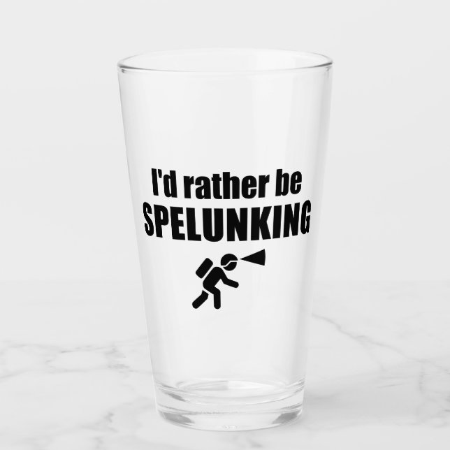 Ich würde eher spelunken glas (Vorderseite)