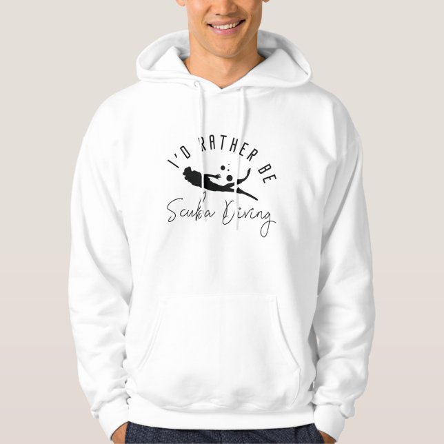 Ich würde eher Tauchen Hoodie (Vorderseite)
