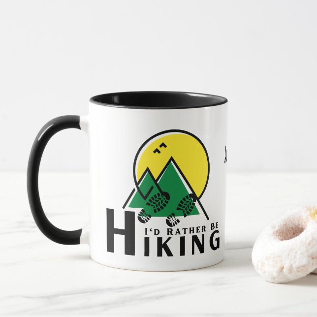 Ich würde eher wandern tasse (Mit Donut)