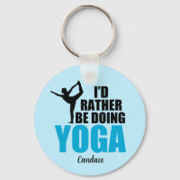 Ich würde eher Yoga Niedlich Blue Monogram Yogi ma