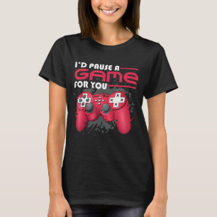 Ich würde ein Spiel für dich als Gamer Gaming Vide T-Shirt