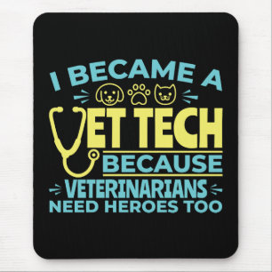 Ich wurde ein Zitat von Tierärzten, die sich für H Mousepad