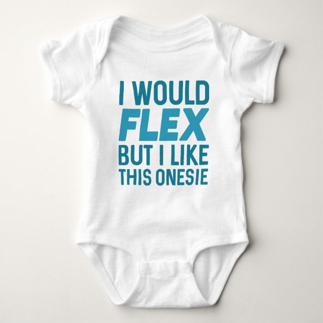 Ich würde Flex Baby Strampler (Vorderseite)