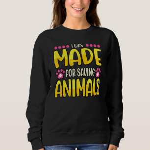 Ich wurde für den Rett von Tierarzt Tierärztin Tec Sweatshirt