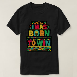Ich wurde geboren, um Retro-Zitat-Kunst zu gewinne T-Shirt