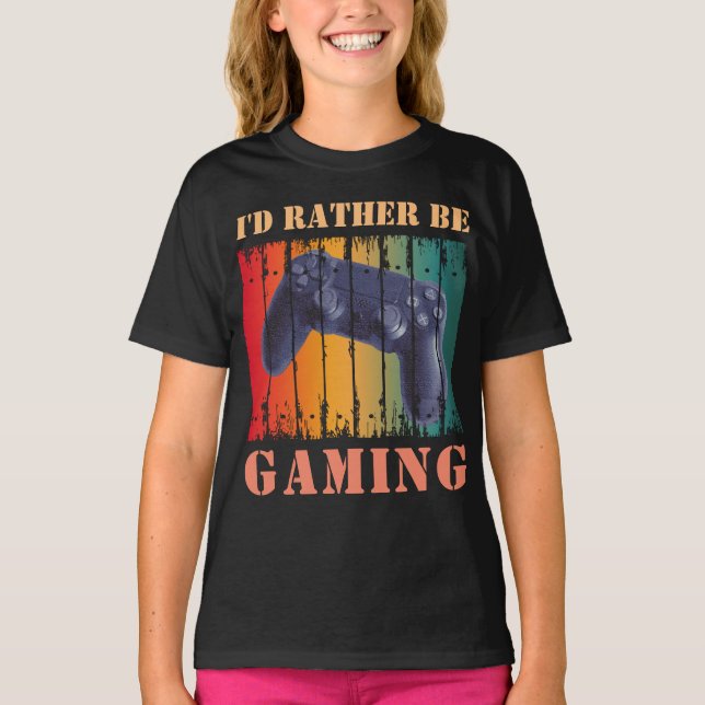 ICH WÜRDE GERADE SPIELEN T-Shirt (Vorderseite)