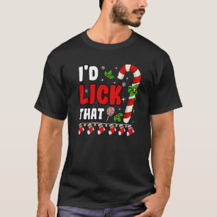 Ich würde gerne diese Candy Cane Women Men Adult C T-Shirt