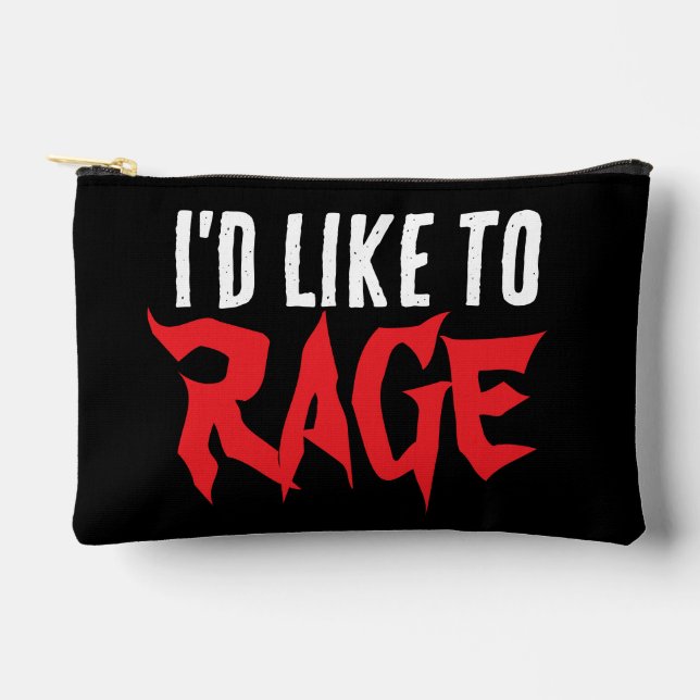 Ich würde gerne Würfel wecken Zubehörtasche (Vorderseite)