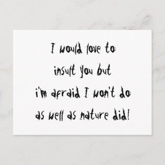 Ich würde Ihnen Liebe geben Postkarte