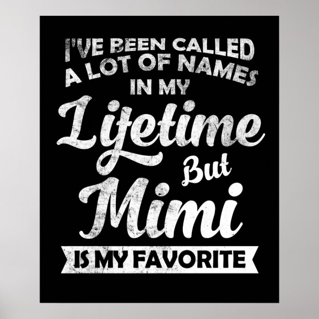 Ich wurde in meinem Leben viele Namen genannt, abe Poster (Vorne)