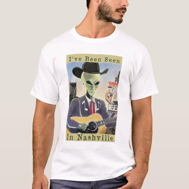 Ich wurde in Nashville Alien gesehen T-Shirt (Vorderseite)