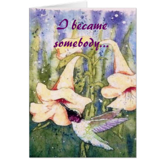 Ich wurde jemand durch das Lieben Sie