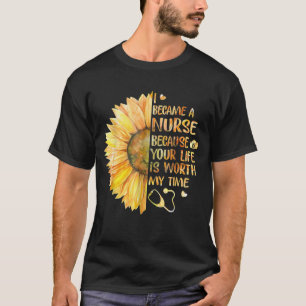 Ich wurde Krankenschwester, weil dein Leben mein Z T-Shirt