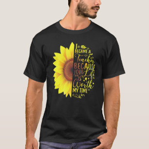 Ich wurde Lehrer Zurück zur Schule Kindergarten So T-Shirt