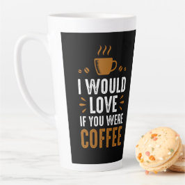 Ich würde Liebe machen, wenn du Kaffee wärst Milchtasse