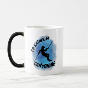 Ich würde lieber Canyoning machen Canyoneer Vintag Verwandlungstasse