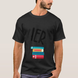 Ich würde lieber den Bookworm "Buch Spaß Quote" le T-Shirt