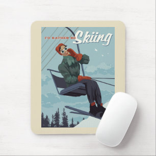 Ich würde lieber Druck überspringen Mousepad