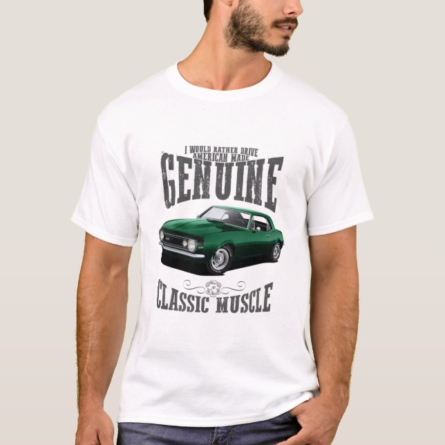Ich würde lieber ein grünes Camaro fahren T-Shirt (Vorderseite)