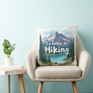 Ich würde lieber ein Kissen zum Wandern werfen