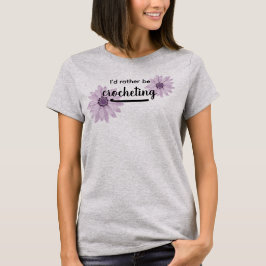 Ich würde lieber eine florale Bluse häkeln T-Shirt