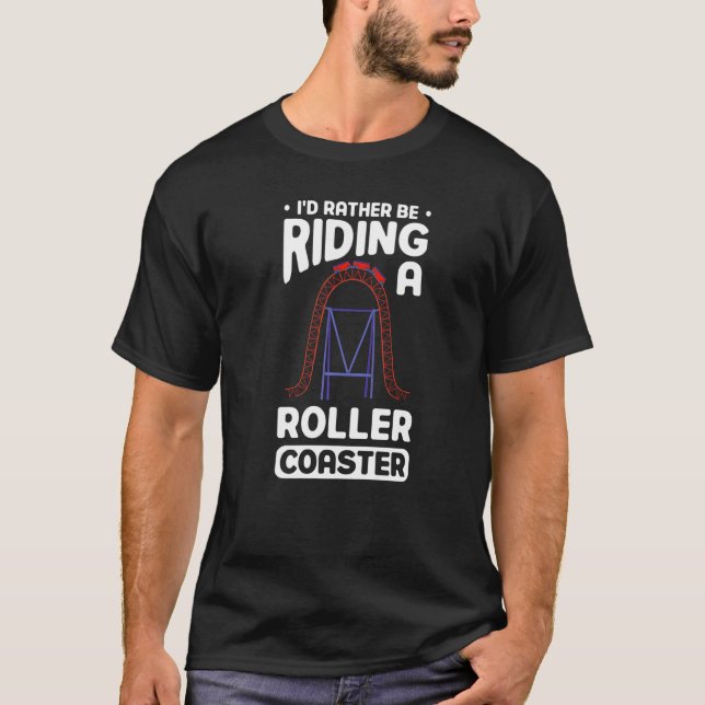 Ich würde lieber eine Roller Untersetzer Roller Co T-Shirt (Vorderseite)