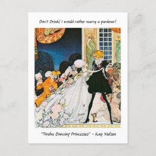 Ich würde lieber einen Gärtner heiraten! Kay Niels Postkarte