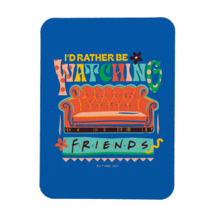 Ich würde lieber FRIENDS™ Vibrant Grapic schauen Magnet
