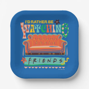 Ich würde lieber FRIENDS™ Vibrant Grapic schauen Pappteller