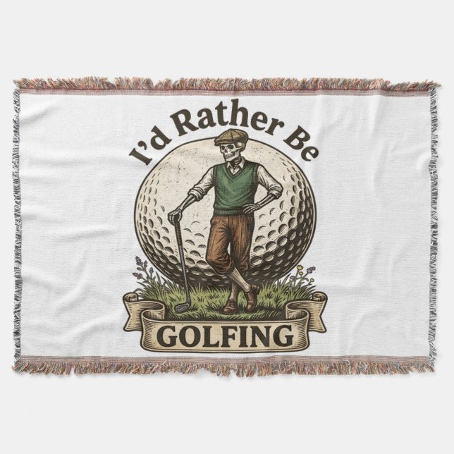 Ich würde lieber Golf spielen  Decke (Vorderseite)