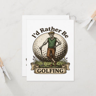 Ich würde lieber Golf spielen  Einladung