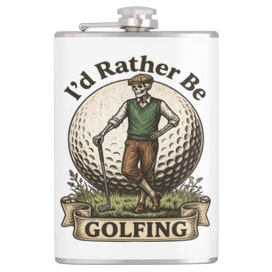Ich würde lieber Golf spielen  Flachmann