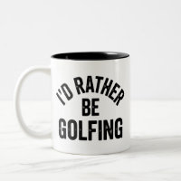 Ich würde lieber Golf spielen Lustiges Geschenk fü