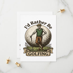 Ich würde lieber Golf spielen  Save The Date