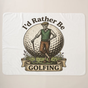 Ich würde lieber Golf spielen Sherpadecke