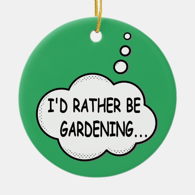 Ich würde lieber grün garten keramik ornament (Vorne)