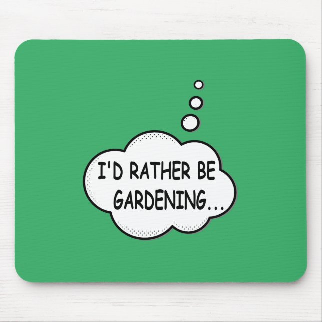 Ich würde lieber grün garten mousepad (Vorne)
