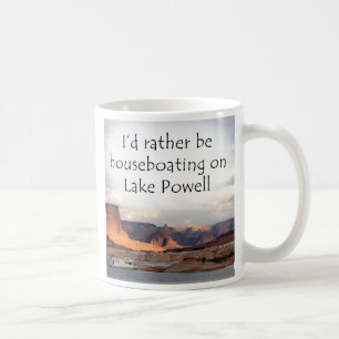 Ich würde lieber im Powell-See Hausboot fahren! Kaffeetasse