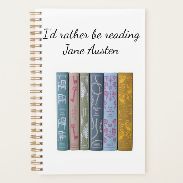 Ich würde lieber Jane Austen Panner lesen Planer (Vorderseite)