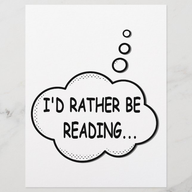 Ich würde lieber lesen (Vorderseite)