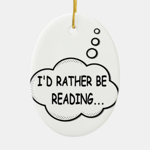 Ich würde lieber lesen keramik ornament