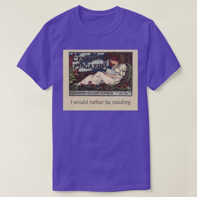 Ich würde lieber lesen T-Shirt (Design vorne)