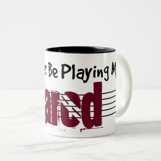 Ich würde lieber meine Sarod spielen Zweifarbige Tasse