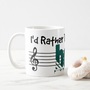 Ich würde lieber meinen Bass spielen Kaffeetasse