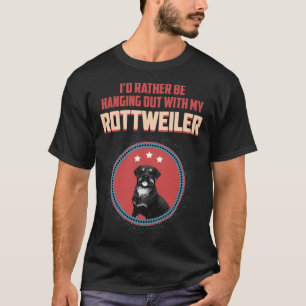 Ich würde lieber mit meinem Rottweiler von Lover a T-Shirt