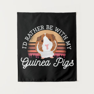 Ich würde lieber mit meiner Guinea Pig Cavy Rodden Wandteppich