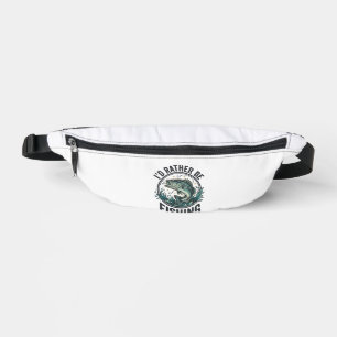 Ich würde lieber mit Vintage-Bass-Angler-T-Shirt a Bauchtasche