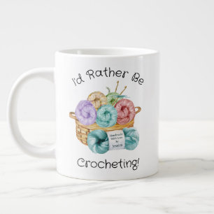 Ich würde lieber personalisiert häkeln Jumbo-Tasse